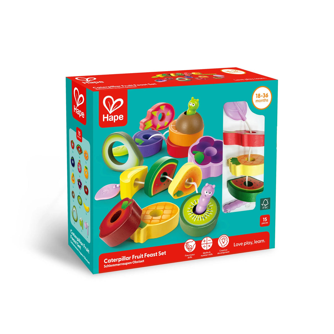 Hape Caterpillar Fruit Feast Set