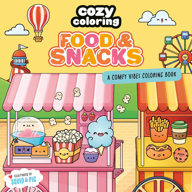Cozy Coloring: Food & Snacks