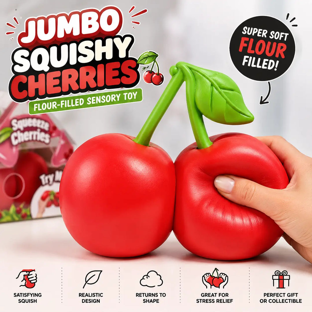 Jumbo Squishy Cherries