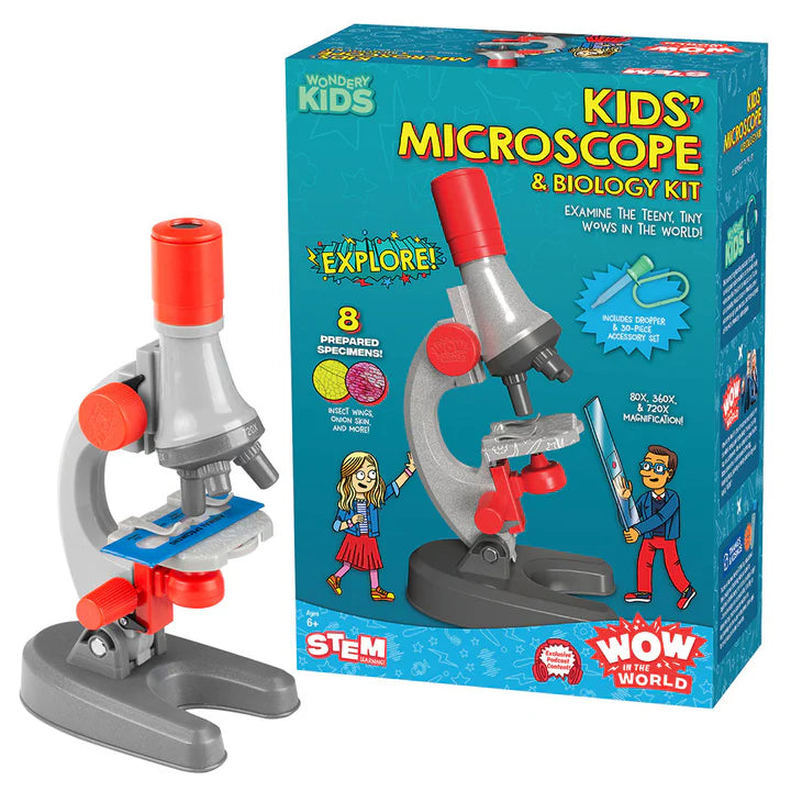 Wow in the World: Kids' Microscope & Biology Kit