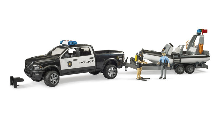 RAM 2500 Police Pickup with L+S Module, Trailer and Boat