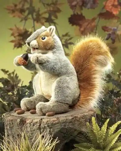 Folkmanis Gray Squirrel Hand Puppet