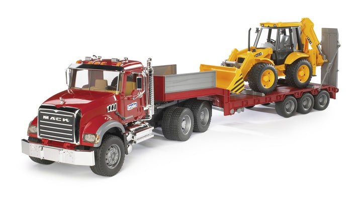 MACK Granite Low Loader and JCB 4CX
