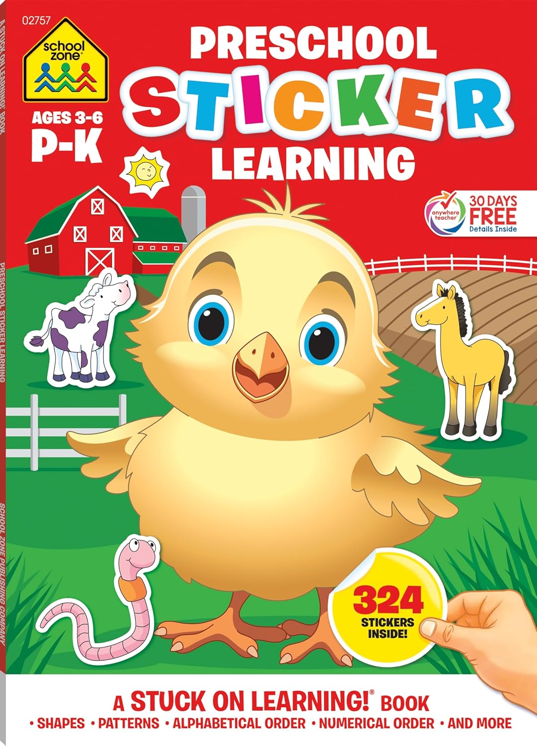 Preschool Stickers Workbook