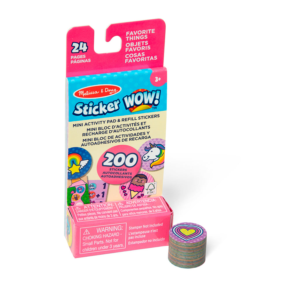 Sticker WOW! - Mini Activity Pad and Refill Stickers - Favorite Things