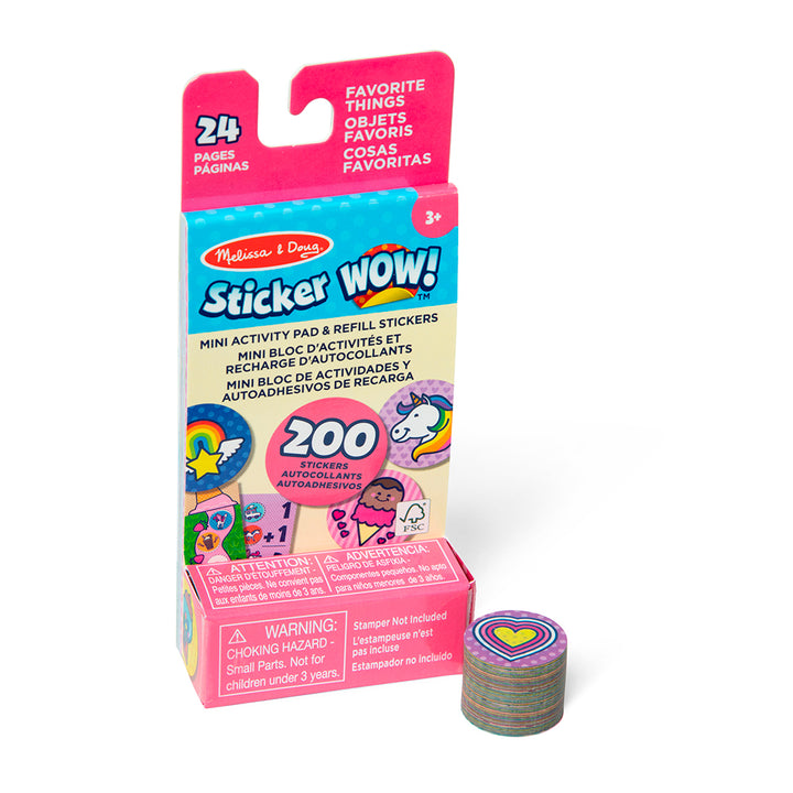 Sticker WOW! - Mini Activity Pad and Refill Stickers - Favorite Things