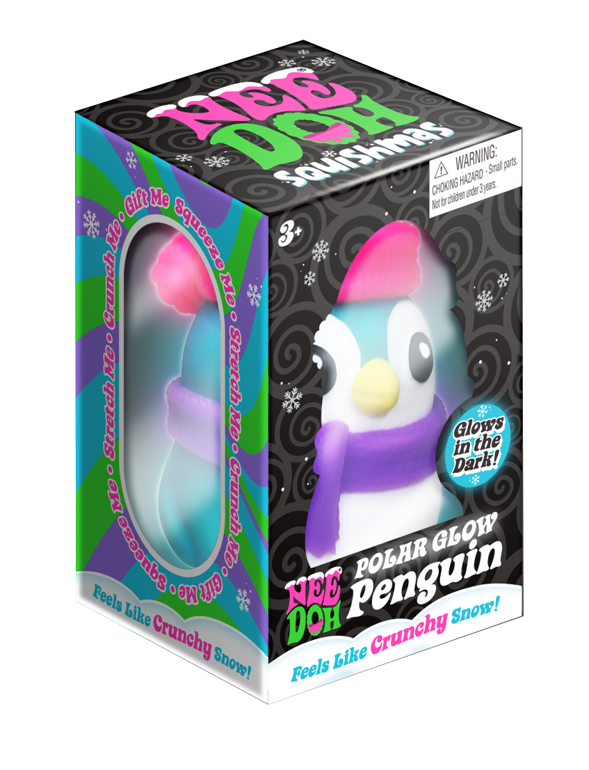 NeeDoh Polar Glow Penguin