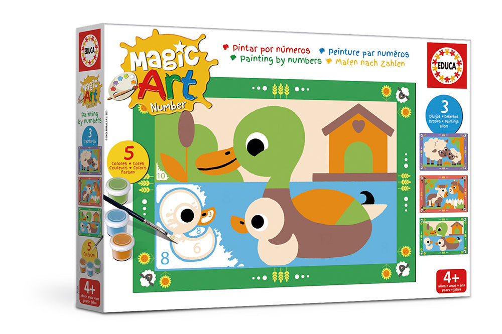 Educa - Number Art +4 Farm