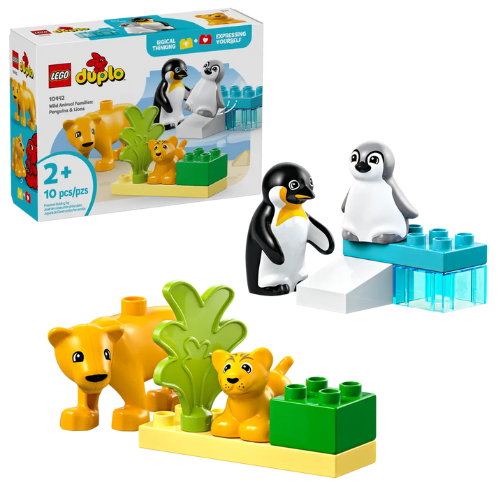 Lego® Duplo® Wild Animal Families: Penguins & Lions