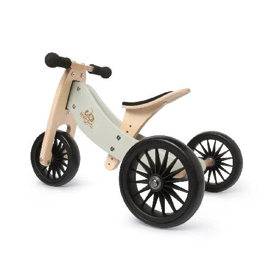 Kinderfeets Tiny Tot Plus Bike - Silver/Sage