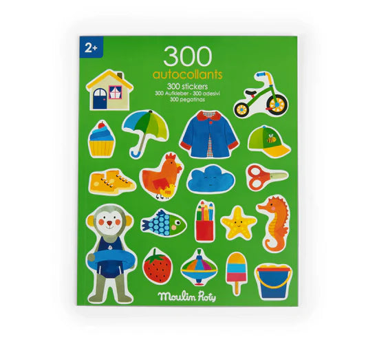 Popipop - Book of 300 Stickers by Moulin Roty