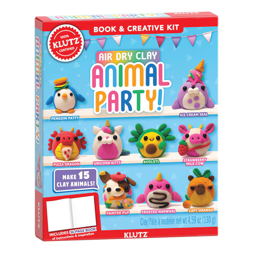Klutz: Air-Dry Clay Animal Party!