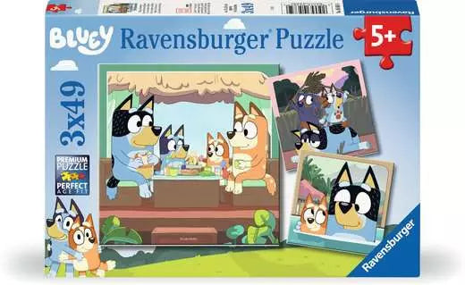 Ravensburger Bluey 3 X 49 Pc Puzzle