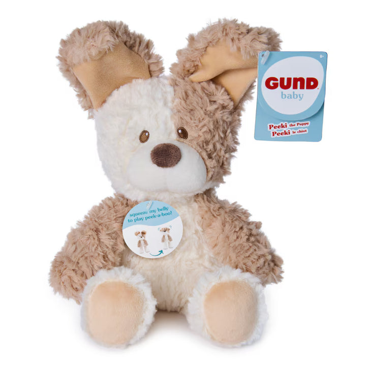 GUND Baby Peek-a-Boo Peeki Puppy Plush