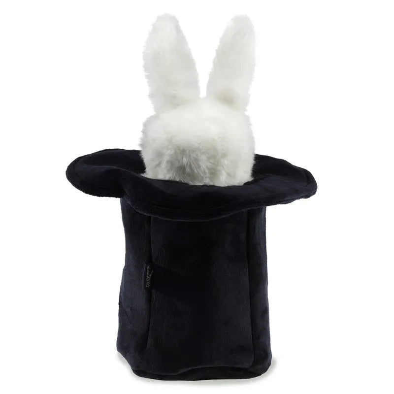 Folkmanis Rabbit In Hat Hand Puppet