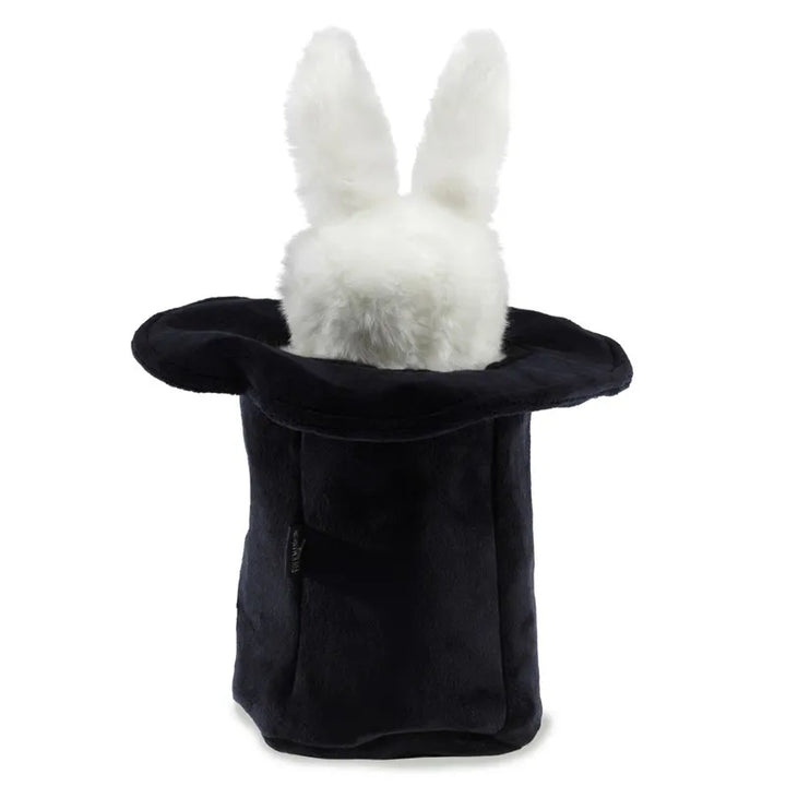 Folkmanis Rabbit In Hat Hand Puppet