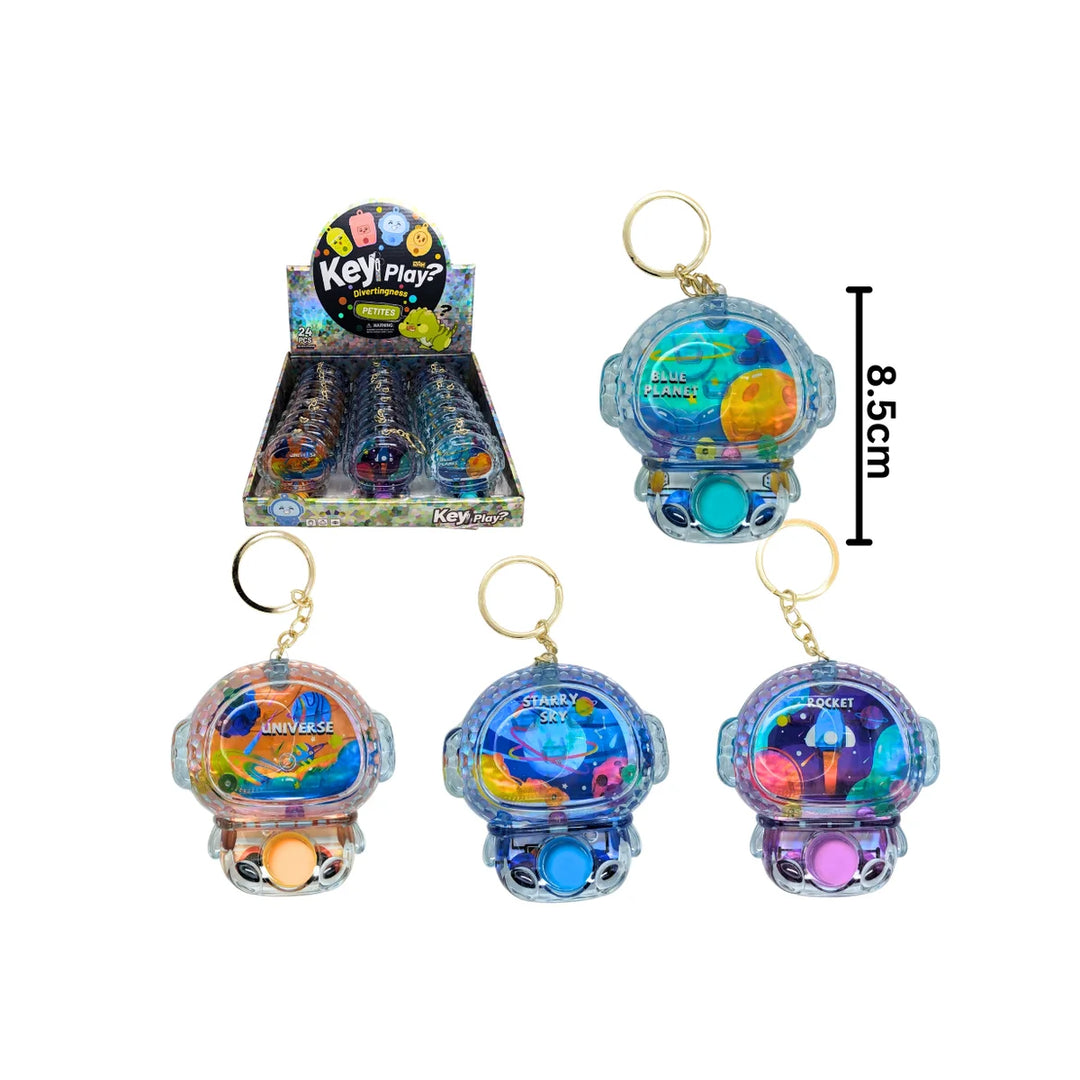 Space Water Game Keychain