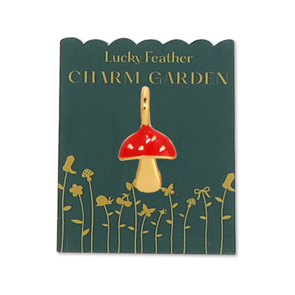 Charm Garden - Mushroom Charm - Gold