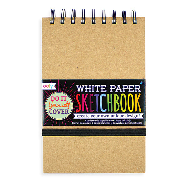 White DIY Cover Sketchbook