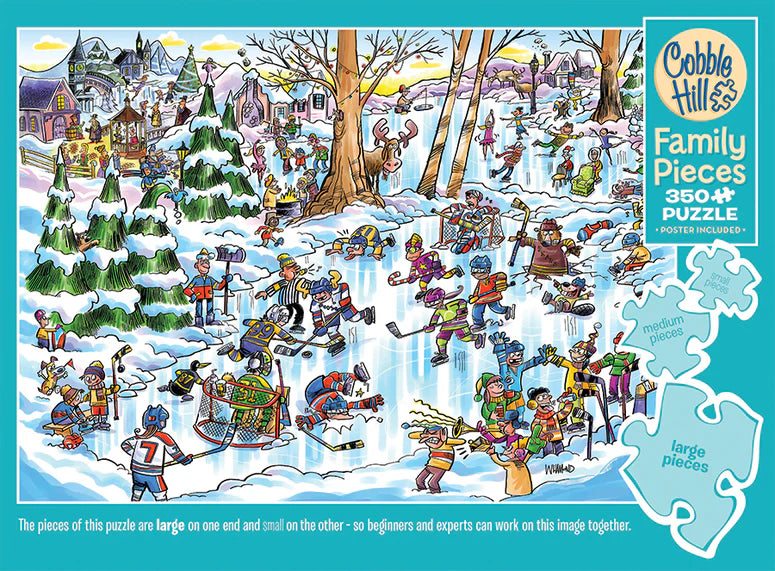 Cobble Hill Hockey Town Jigsaw Puzzle 350pc Family Puzzle
