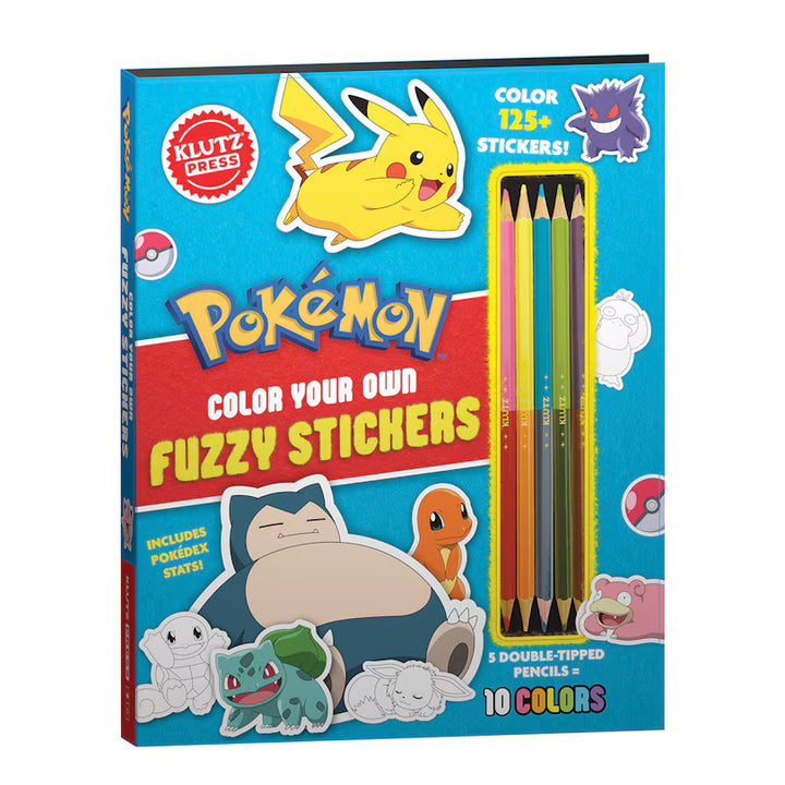 Klutz Pokémon: Color Your Own Fuzzy Stickers