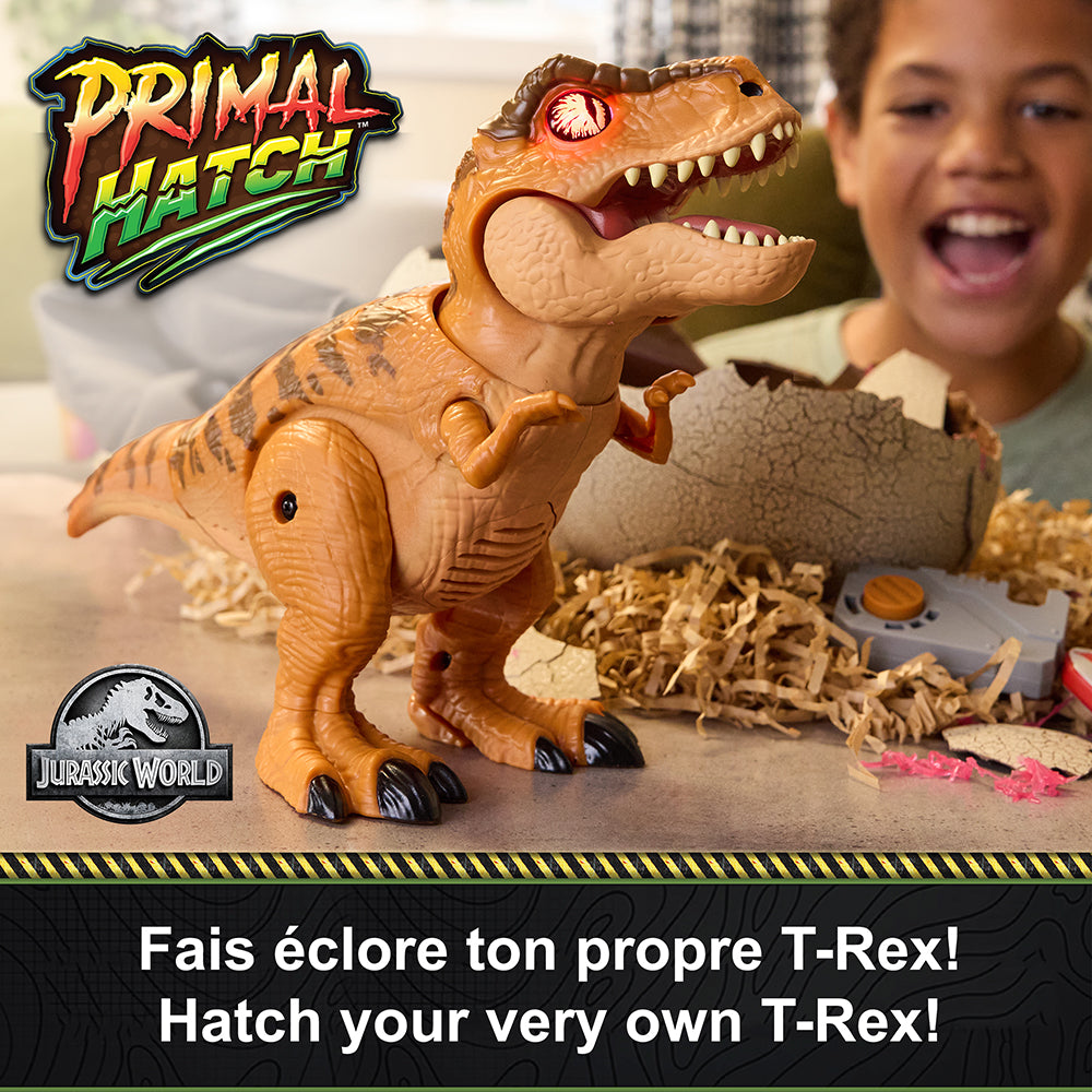 Primal Hatch Jurassic World - Interactive T-Rex with Sound