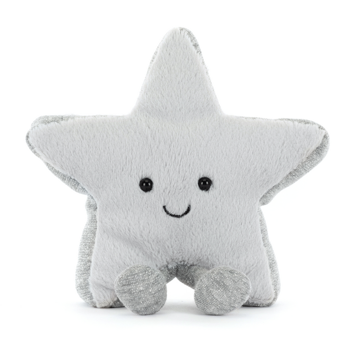 Jellycat Amuseables Silver Star - LIMIT ONE PER CUSTOMER