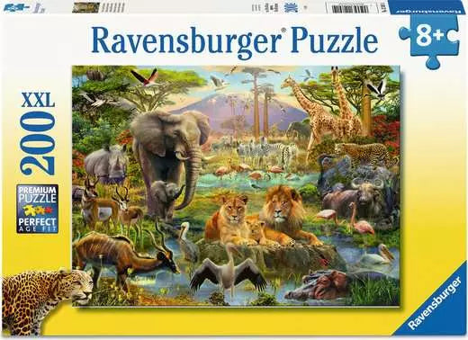Ravensburger Animals of the Savanna - 200 XXL Pieces Puzzle