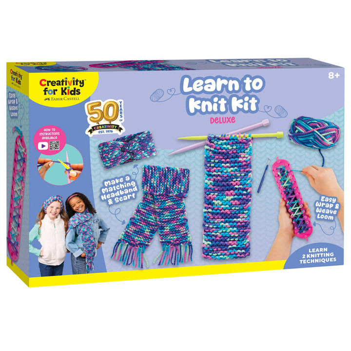 Learn to Knit Kit Deluxe