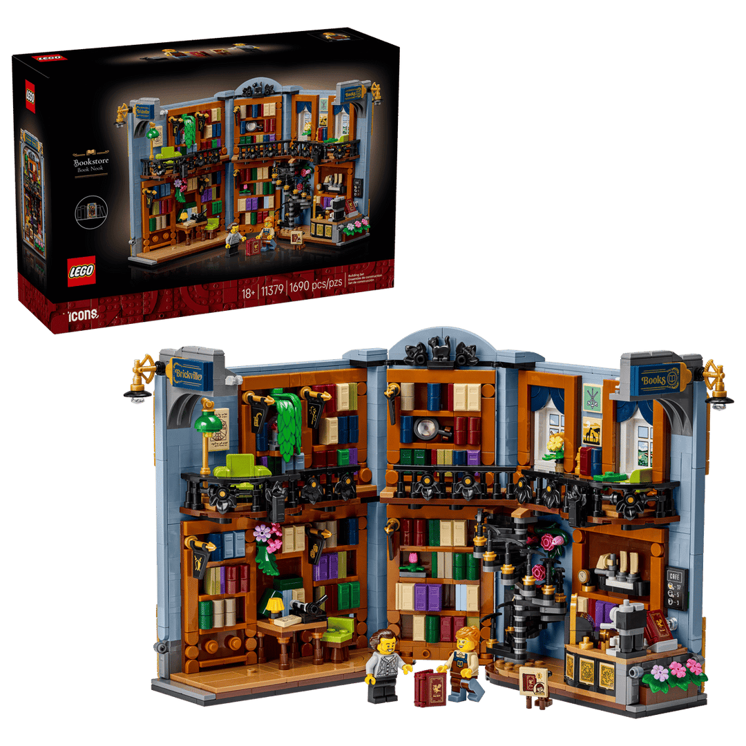 Lego® Icons Bookstore: Book Nook