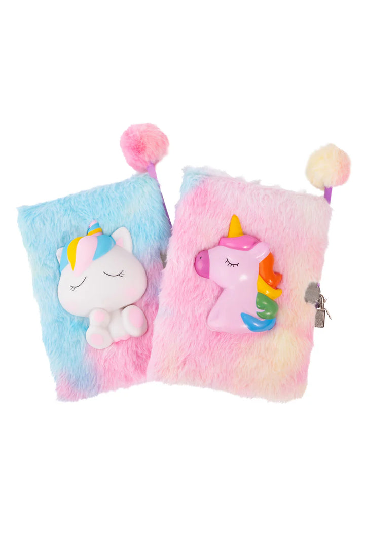 Furry Friends Squishy Unicorn Journal, Assorted