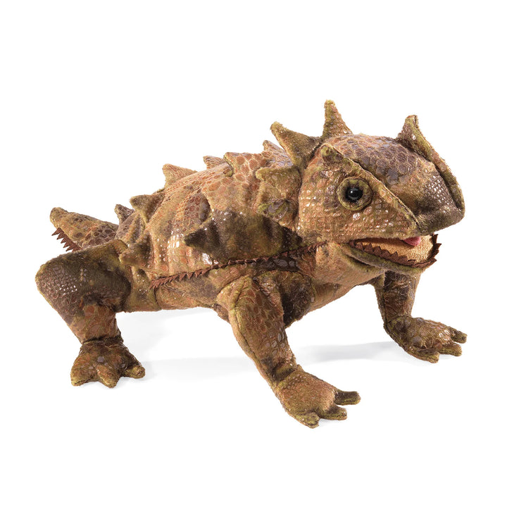 Folkmanis Horned Lizard Puppet Hand Puppet