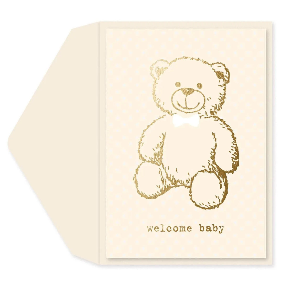 Teddy Bear New Baby Card