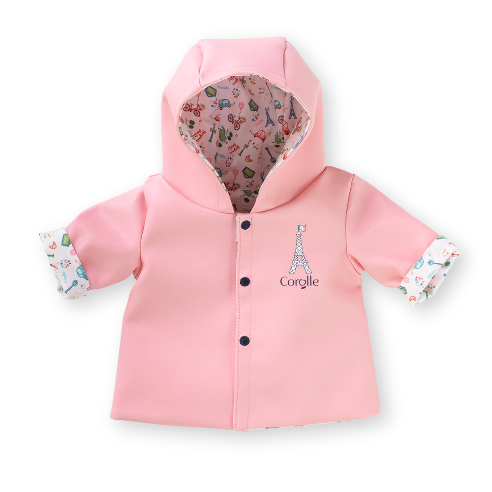 Corolle Baby Doll Weekend in Paris Reversible Raincoat for 14" Doll