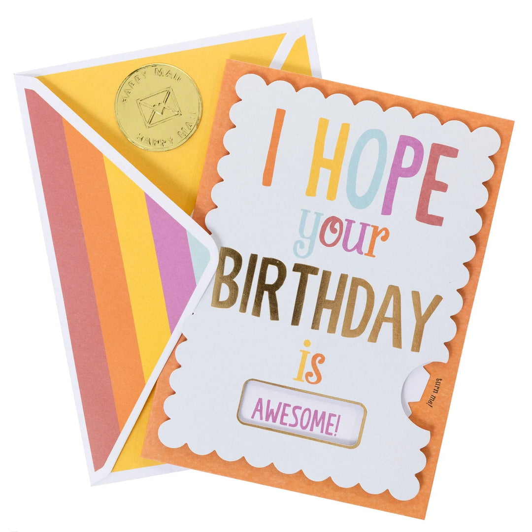 Awesome Spinner Birthday Card