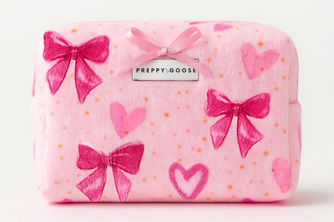 Preppy Goose Plush Pouch