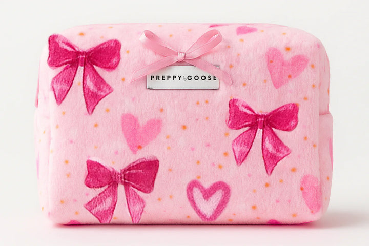 Preppy Goose Plush Pouch