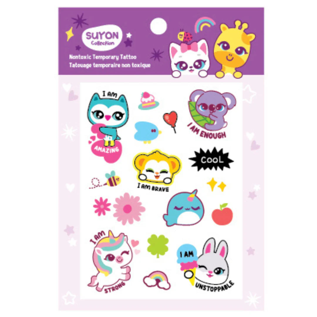 Suyon Temporary Tattoos For Kids