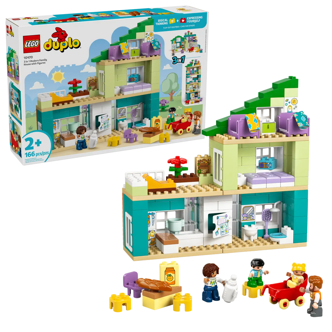 LEGO® Duplo® 3 in 1 Modern Family House with Figures