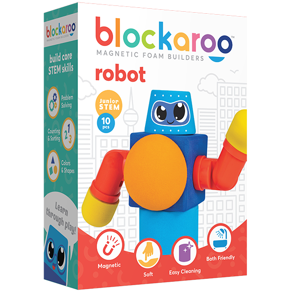 Blockaroo Magnetic Foam Blocks - Robot