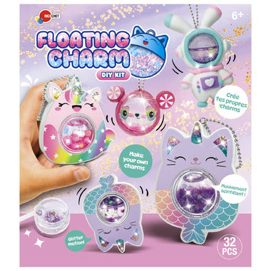 DIY Floating Keychain Set