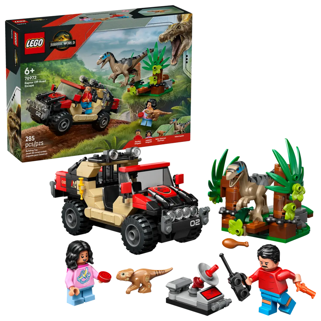 Lego Jurassic World Raptor Off-Road Escape