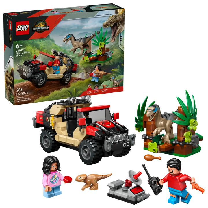 Lego Jurassic World Raptor Off-Road Escape