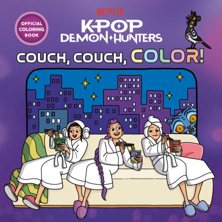 KPop Demon Hunters: Couch, Couch, Colour! Official Colouring Book