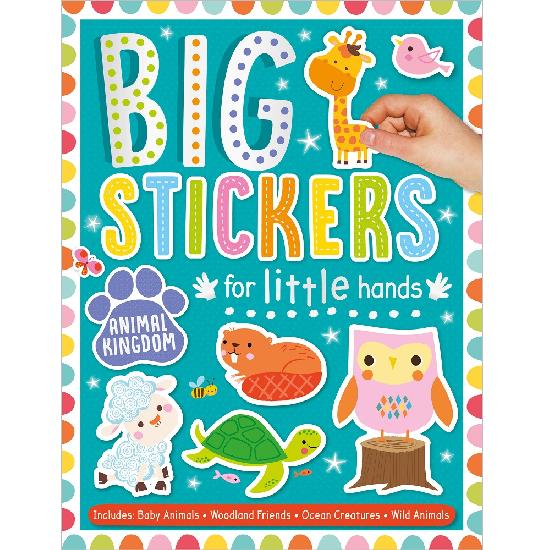Big Stickers For Little Hands Teal Activity Book