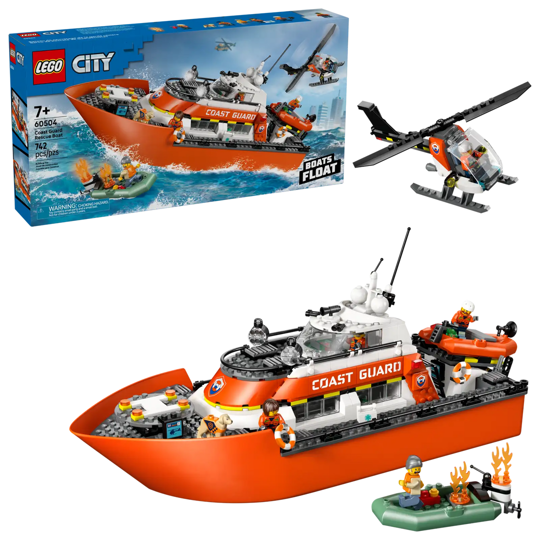 LEGO® City Coast Guard Rescue Boat &amp; Helicopter