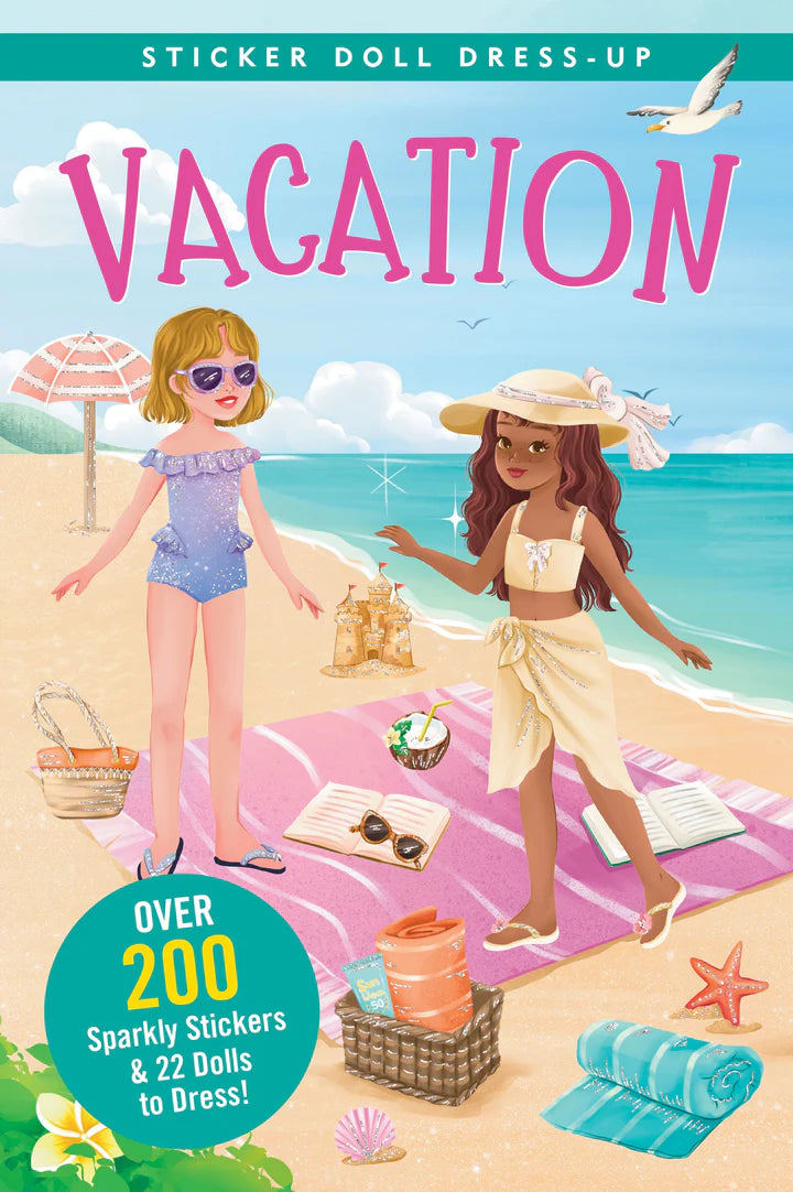 Vacation Sticker Doll Dress-Up Book