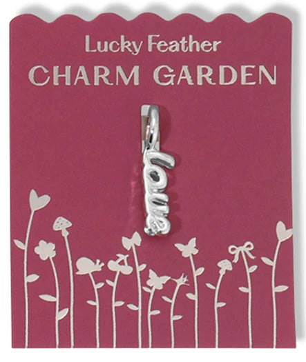 Charm Garden - Script L-O-V-E - Silver