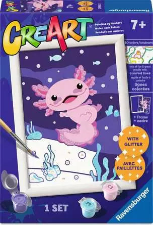 CreArt Paint by Number - Axolotl
