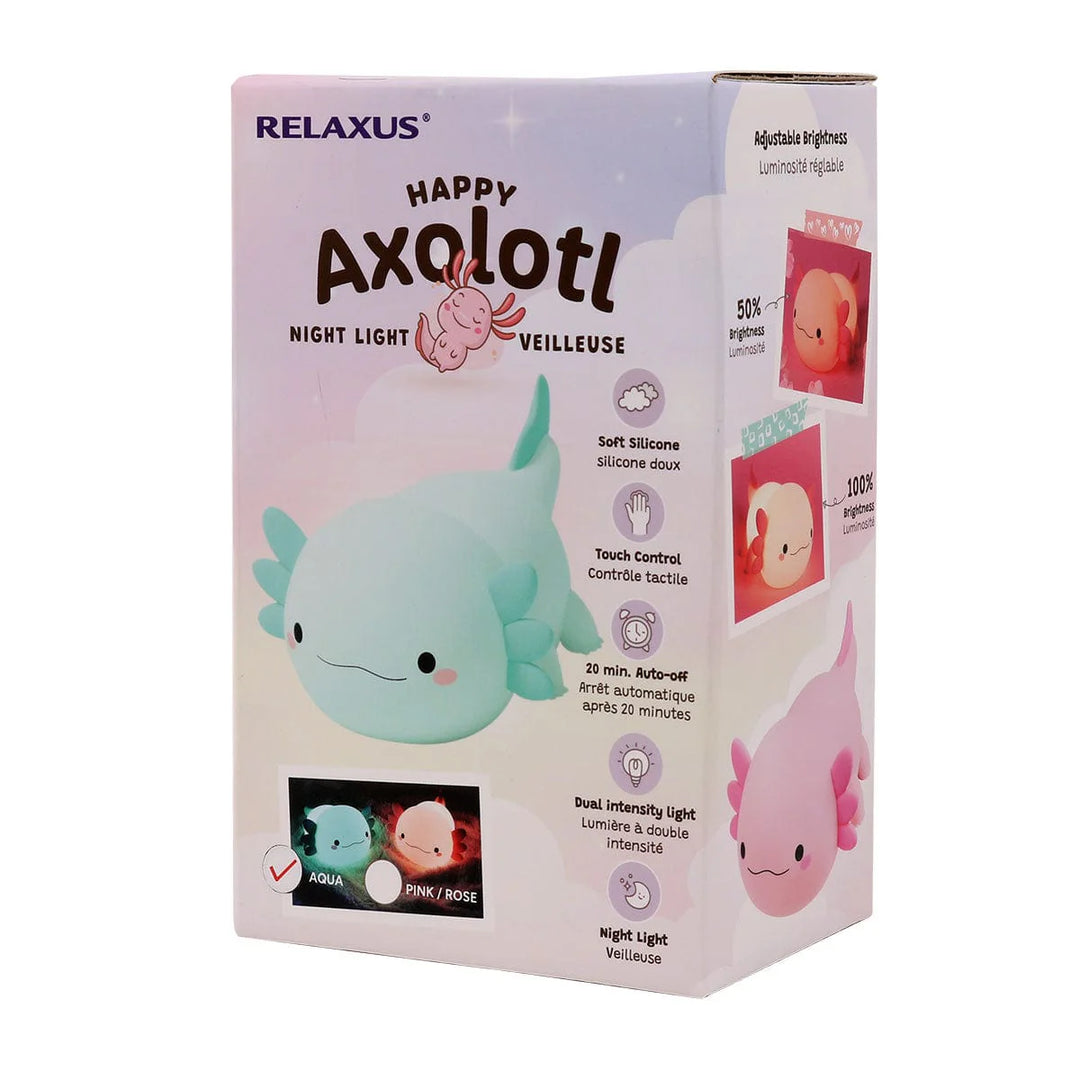 Happy Axolotl Aqua Night Light